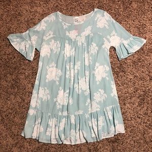 Sun & Moon Floral Swing Dress Large